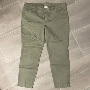 Olive green pixie pants